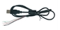 Spina maschio di USB 2.0-A con l'assemblaggio cavi nudo 5pin dell'estremità di distensione della tensione e del magnete per le unità periferiche di computer